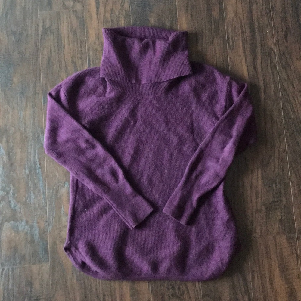 Purple Turtleneck Sweater Max Studio